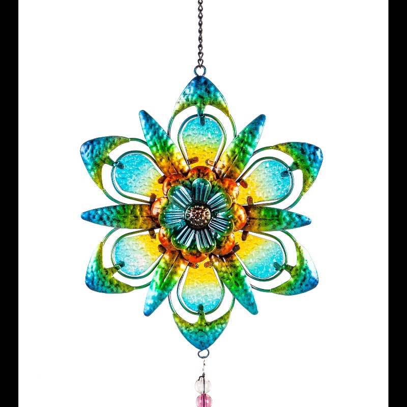 Hanging Glass Handcrafted Flower